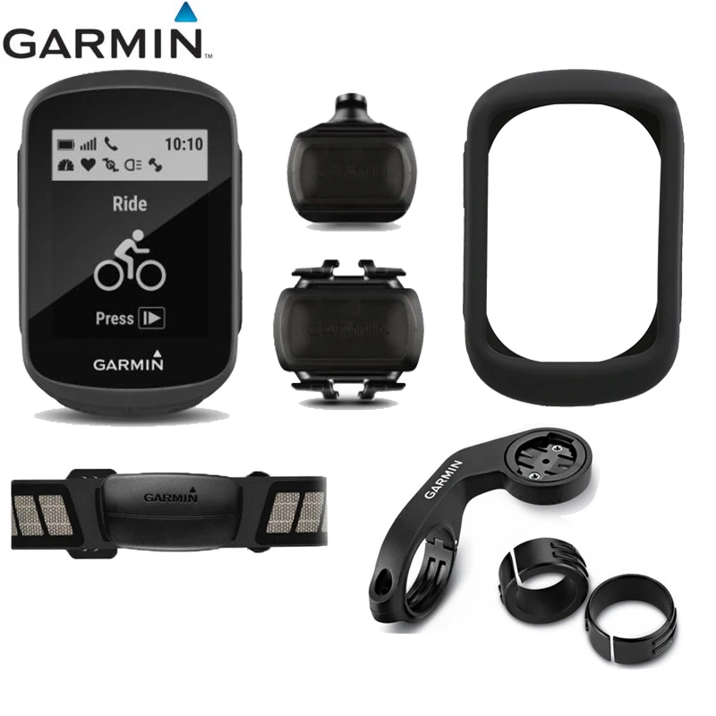 6-piece Bundle Garmin Edge 130, gps, велосипедный компьютер, только gps или датчик скорости, датчик частоты сердечных сокращений, защитный чехол, комплект HRM - Цвет: 6-piece Bundle