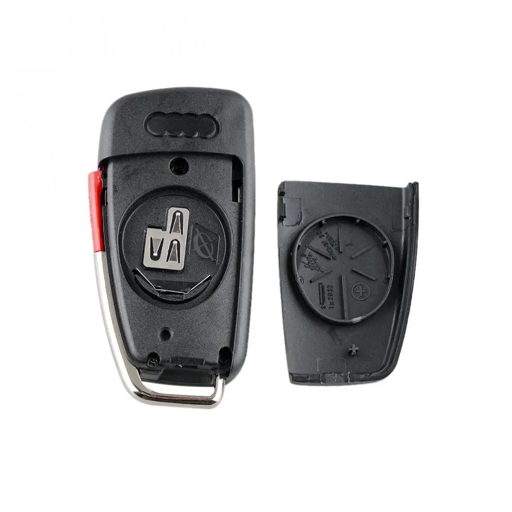 3 + 1 кнопки Складной Дистанционный флип чехол для ключа автомобиля оболочка