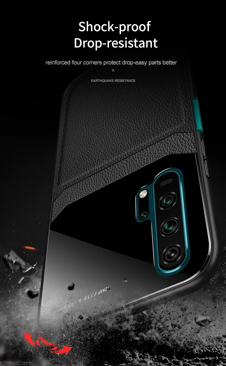 Huawei Honor 20 Pro Чехол Силиконовый ударопрочный бампер из искусственной кожи плексиглас задняя крышка для Honor 8X9 10 Lite V20 V10 Play Note 10