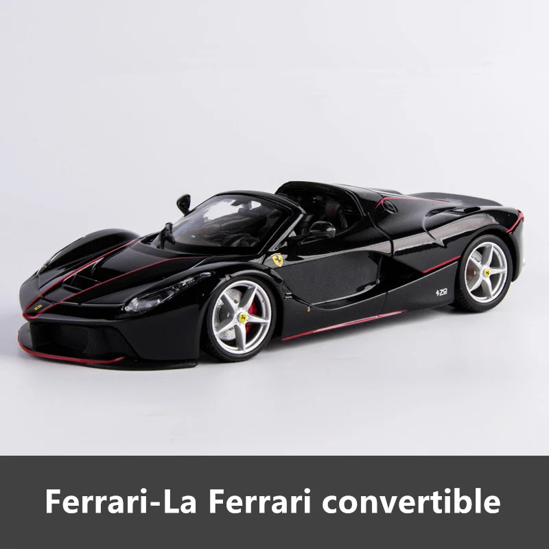 LA Ferrari Bburago 1:24 Ferrari 599GTO модель автомобиля литье под давлением Металлическая Модель Детская игрушка бойфренд подарок имитация сплава автомобиль коллекция - Цвет: LA Ferrari