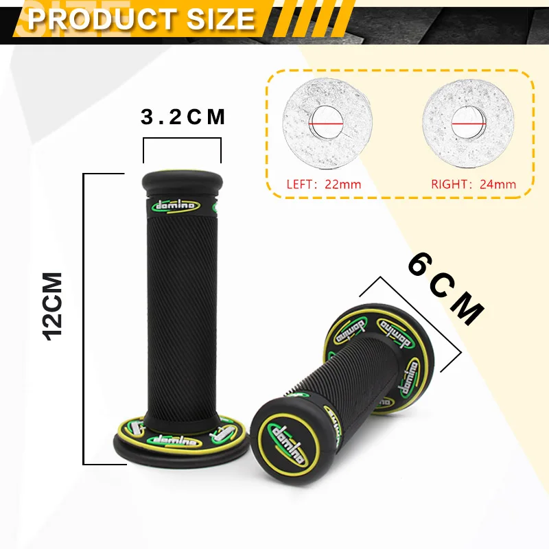 Ручка для мотоцикла рукоятка на руль домино кроссовых мотоциклов 7/8 дюйма