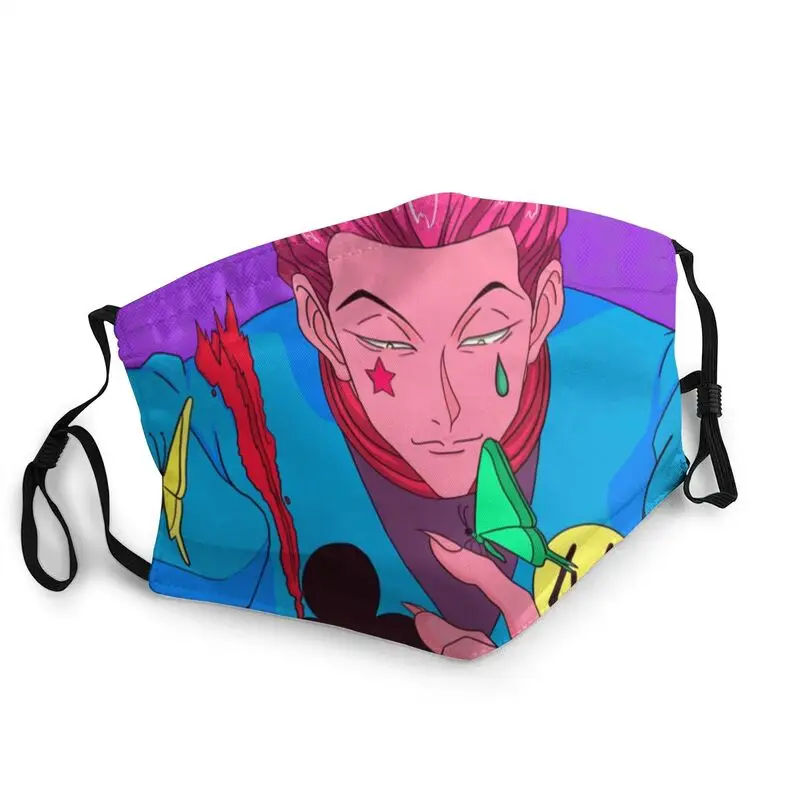 

Awesome Hunter X Hunter Manga Mouth Face Mask Men Anime Hisoka Morow Anti Haze Dustproof Mask Protection Cover Respirator Muffle