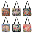 B13045, женская сумка с абстрактным рисунком, женская сумка через плечо