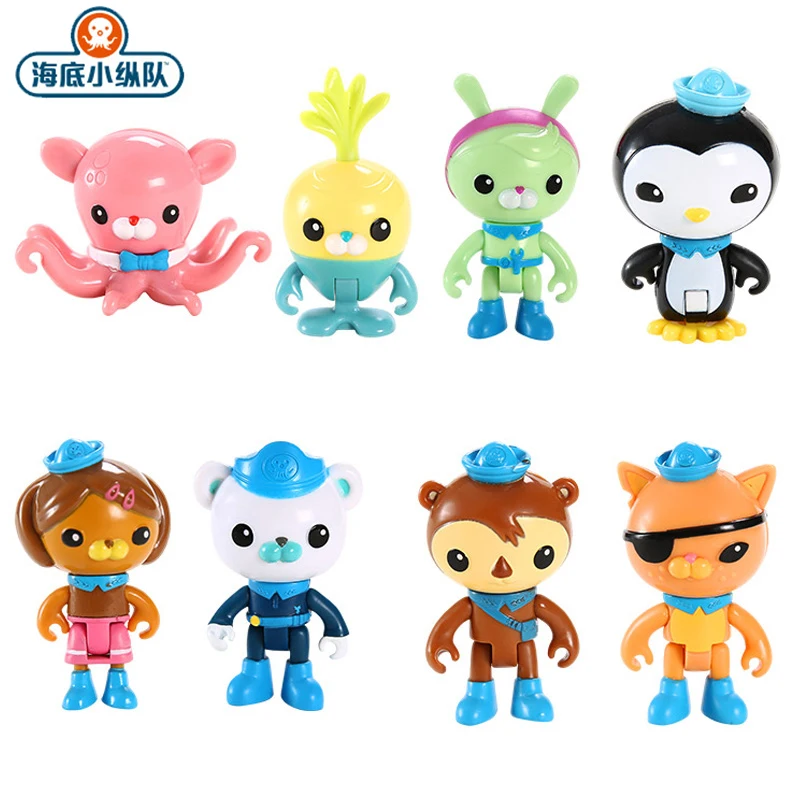 Octonauts игрушечный форт Octopus Barnacles Kwazii песо даши экшн-фигурка звуковая подводная