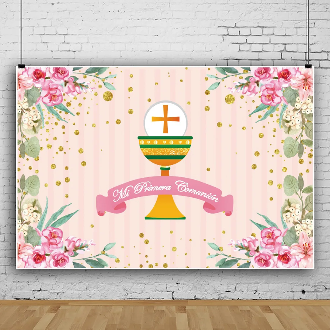 

Flowers Prayer Religious Ceremony God Bless Studio Photography Background Cloth Party Decors Photo Digital Backdrop