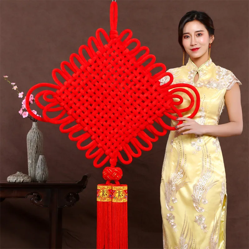 

Chinese Knots Large Flannel Knot Spring Festival Wedding Gift Wall Hanging Wall Decor Traditional Chinese Gifts Room Decor
