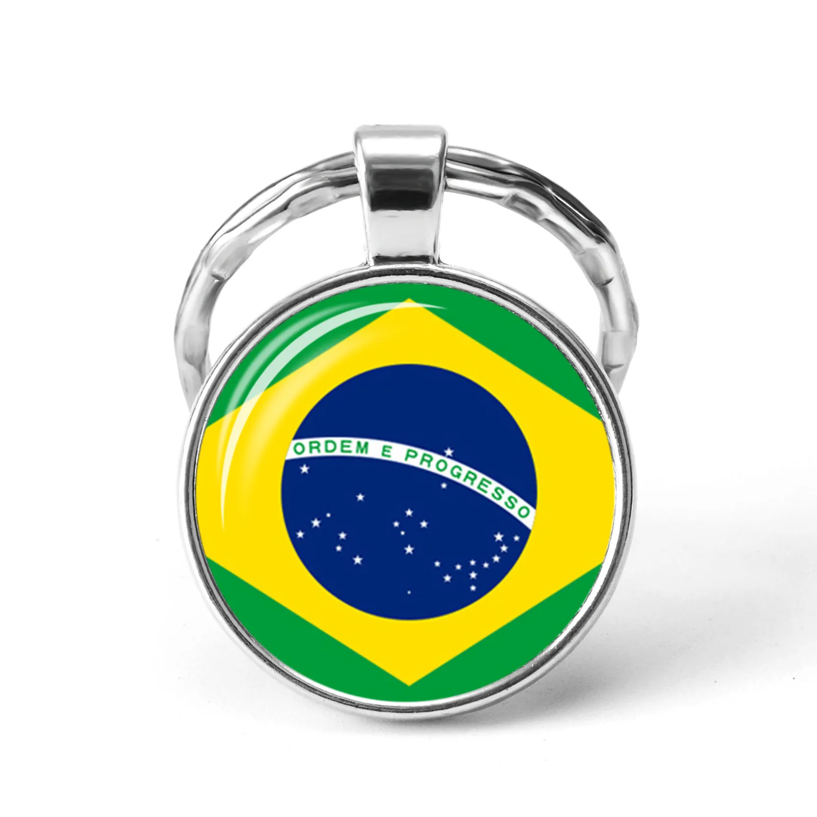 

South America Countries Flag Key Chain Brazil Chile Argentina Peru Colombia Flag Metal Keychain Tourist Countries Souvenir Gifts
