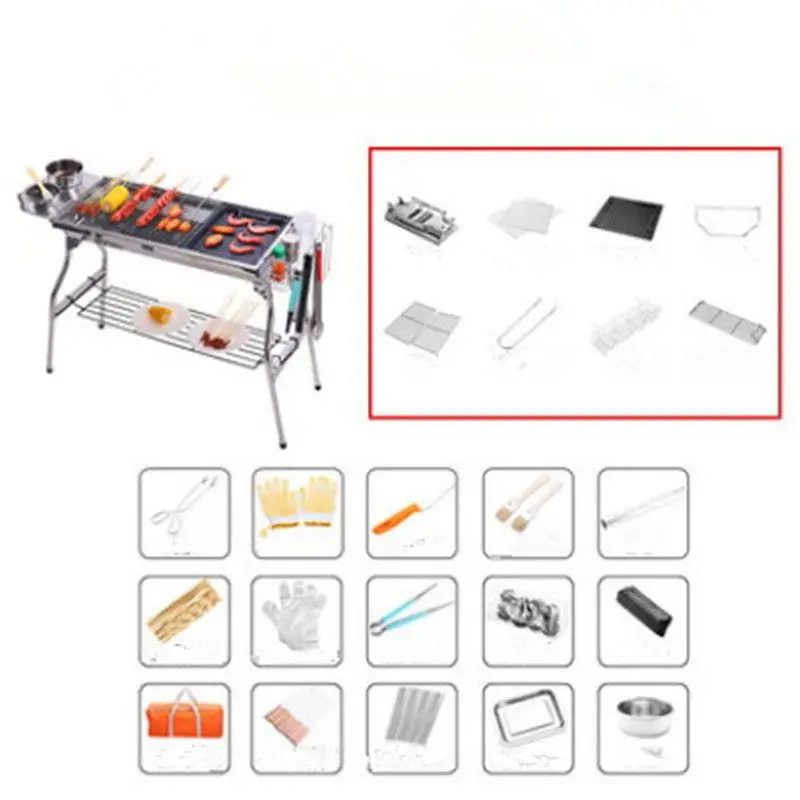 

Barbecue outdoor barbecue stove oven grill home charcoal grill field tool carbon oven shelf
