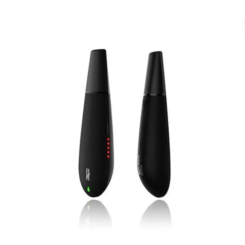 

Pocket Black-Mamba Electric Dry Herb Smoking Pipe Kit 5 Gears 1600mAh with Ceramic Heating Chamber Herbal Wax Smoking Accessory