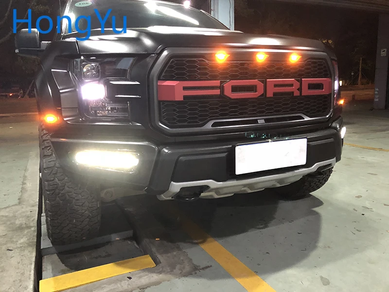 Дневные ходовые огни высокого качества для Ford Ranger Raptor F150 2016 2017 2018 DRL 12 в 9 14