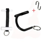 Ремешки для ремонта вмятин 12 шт., ремешки для ремонта крючков с S-образным крючком, инструменты для ремонта дверных ремней для кузова автомобиля