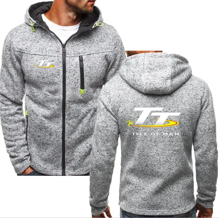 

2020 Brand top Isle of Man TT hoodie motorcycles Team Men Hoodies Casual men Zipper hooded jacket tracksuit P1