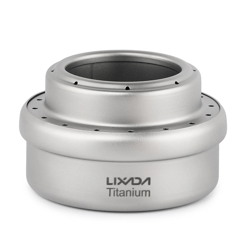 Титановая спиртовая мини горелка Lixada портативная уличная плита для кемпинга