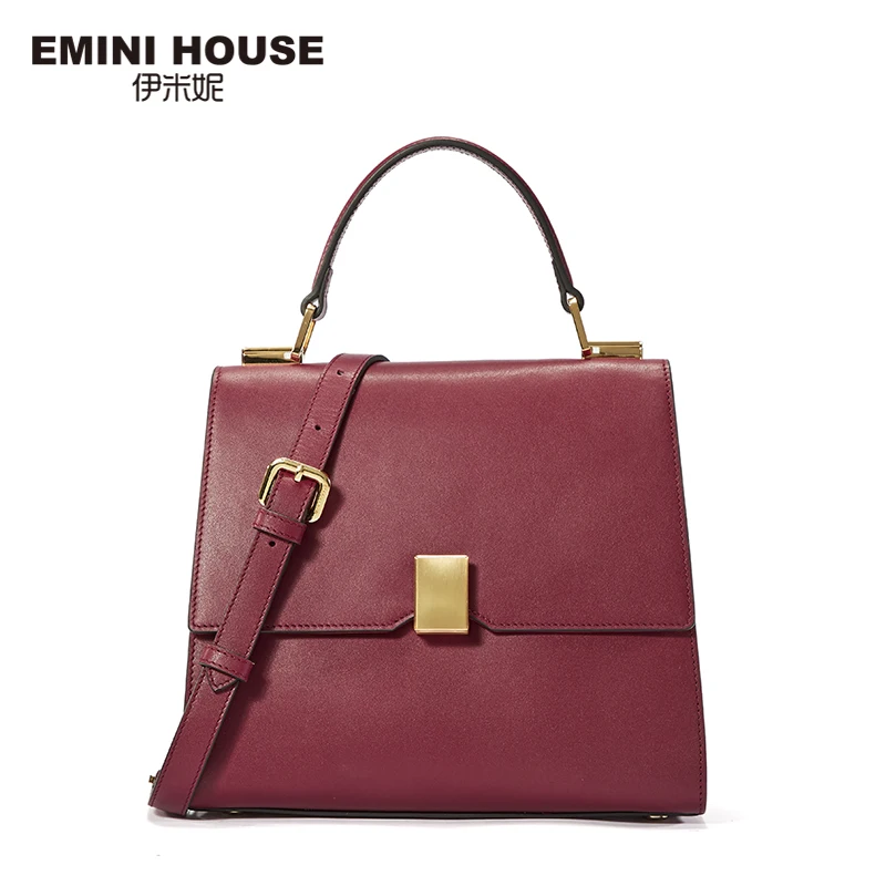 EMINI HOUSE классическая сумка с замком роскошные сумки женские дизайнерские через