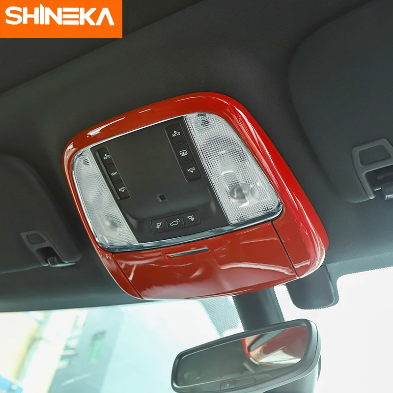 SHINEKA накладки на интерьер для Jeep Grand Cherokee 2011+ Автомобильный интерьер, передний светильник для чтения, декоративные наклейки для Jeep Grand Cherokee