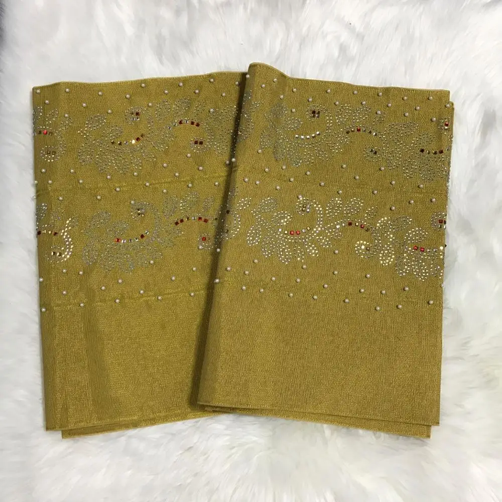 

Fuchsia African sego aso oke headtie with beads Nigerian gele African headtie wrapper used for party 2pcs/set