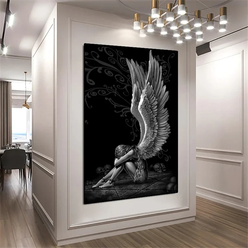 

Sitting Angle Canvas Self-adhesive Paintings Wall Art Decor Home Wall Ornament Decoration Salon Quadros Decorativos Hogar