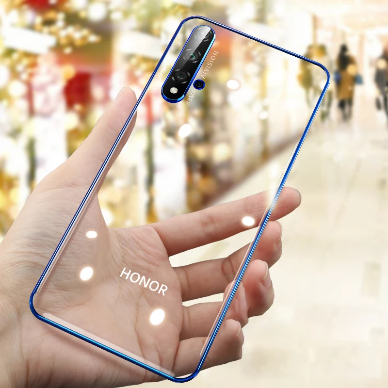 Роскошный 3D лазерный чехол для Huawei Honor 20 Lite Pro 10i 10 20s мягкий из ТПУ с силиконовым