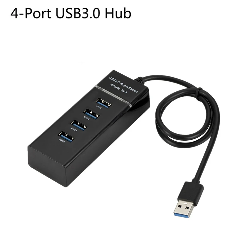 4 портовый концентратор USB 3 0 с зарядным устройством и переключателем несколько usb