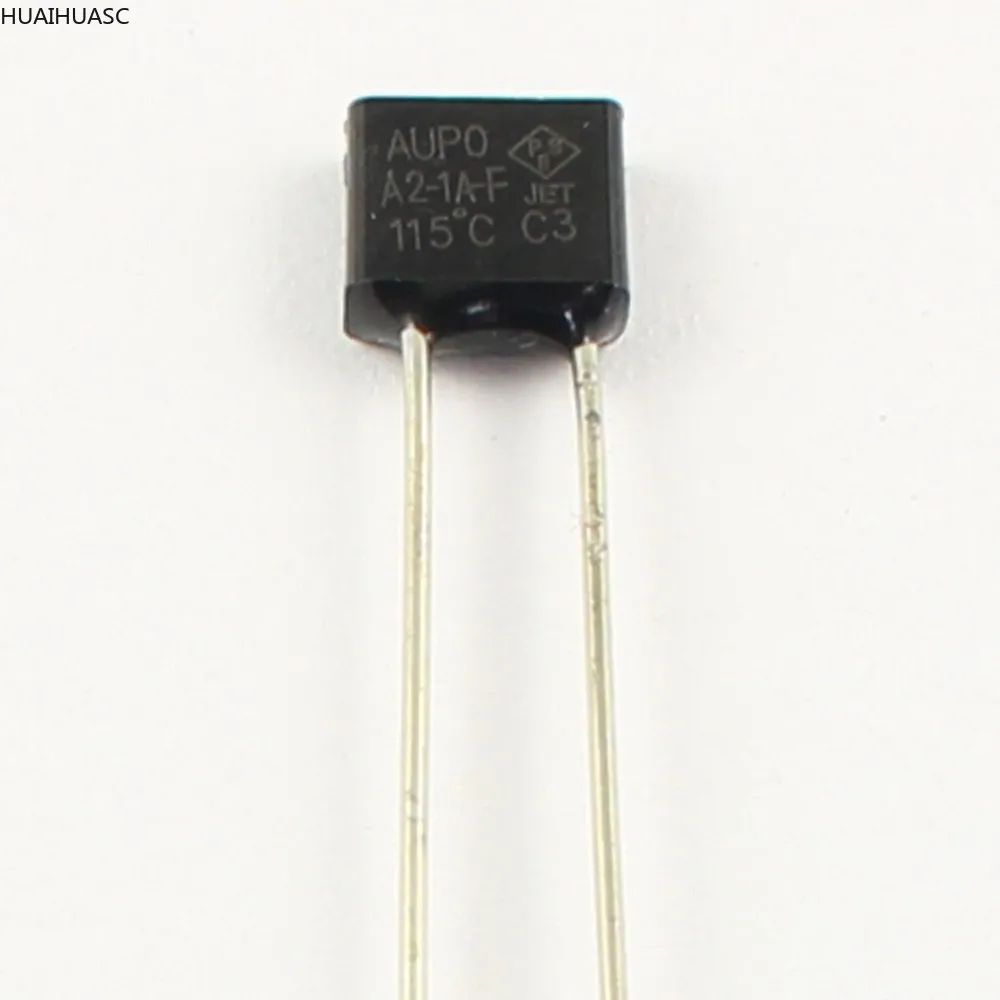 10 шт. Aupo Термальность предохранитель среза TF 115 градусов 250V 1A A2 F|thermal fuse|thermal fuse