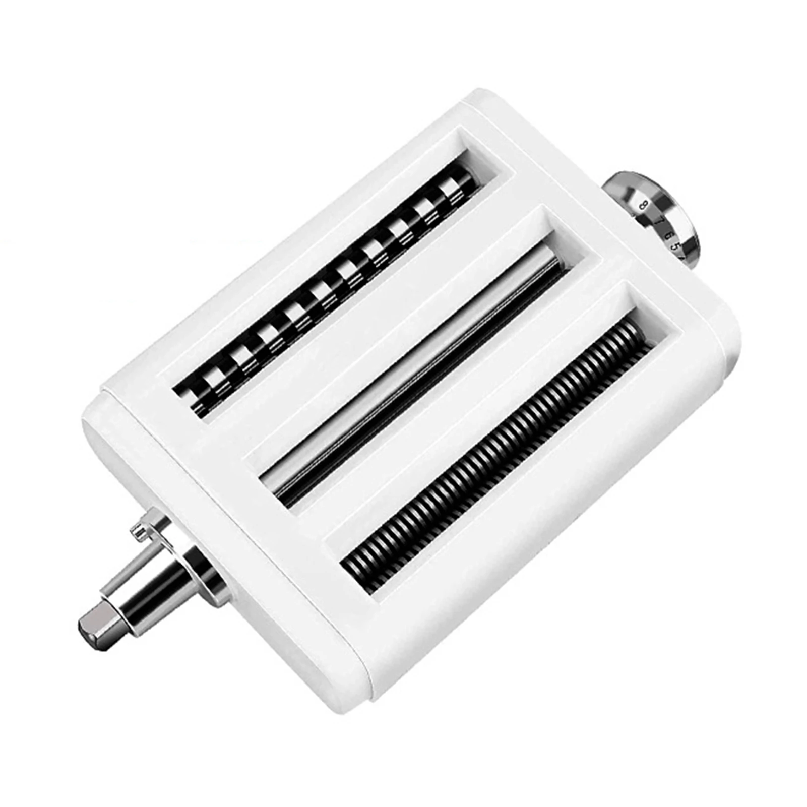 

3 In 1 Pasta Maker Attachments Set Stainless Steel Spaghetti Noodle Dough Making Tools Roller Presser Machine For Kitchen Aid