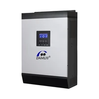 damuii 60a mppt solar inverter 230vac off grid system pure sine wave 24vdc battery system pv panels for home use mppt controller