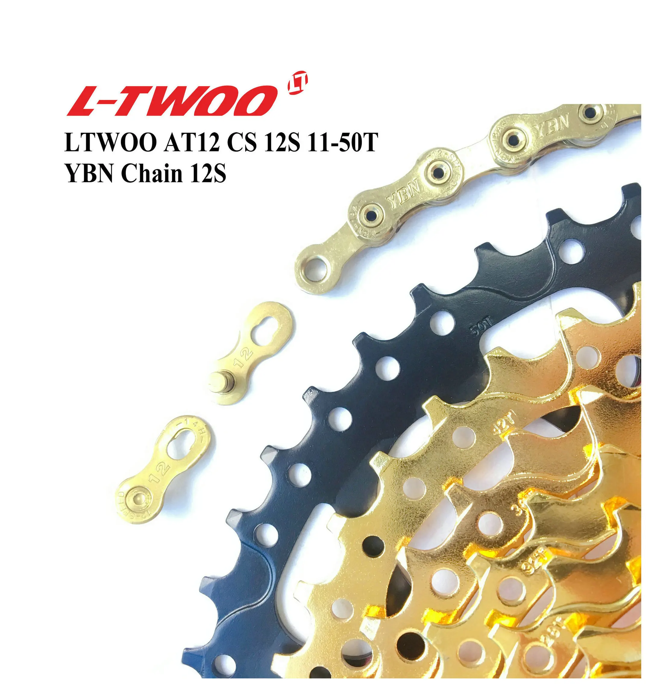 Переключатель передач LTWOO Groupset AT12 рычаг заднего переключателя кассета 11 50T 52T 12 S YBN