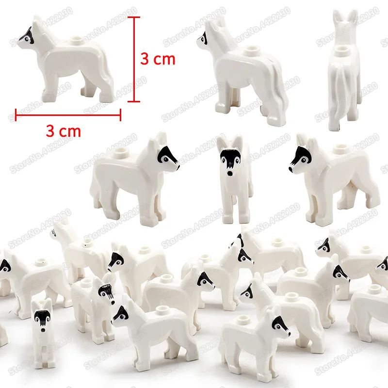 Специальная Полицейская собака Военная Собака совместимые строительные блоки