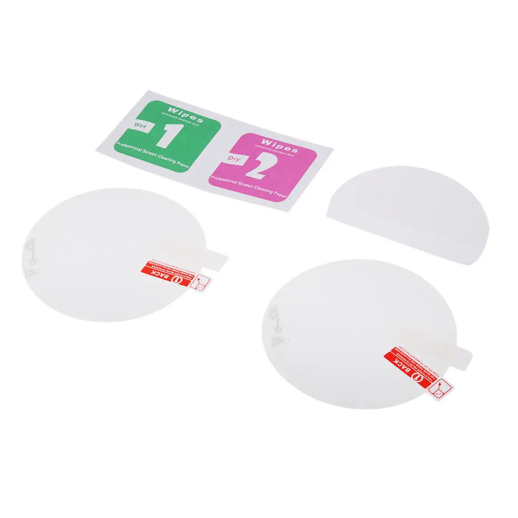 

3" Round Side Rearview Mirror Waterproof Anti-fog Anti-Scratch Film Sticker