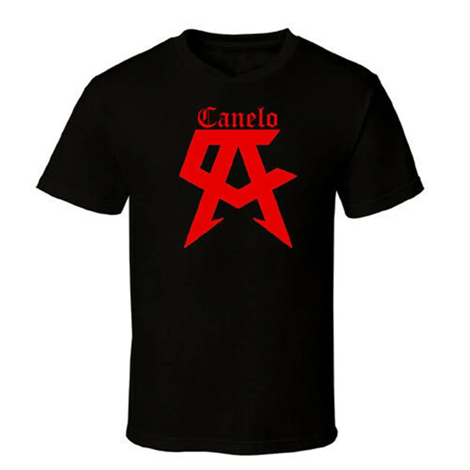 Saul Alvarez Canelo боксерские футболки черная новая мужская футболка S до 3Xl крутая