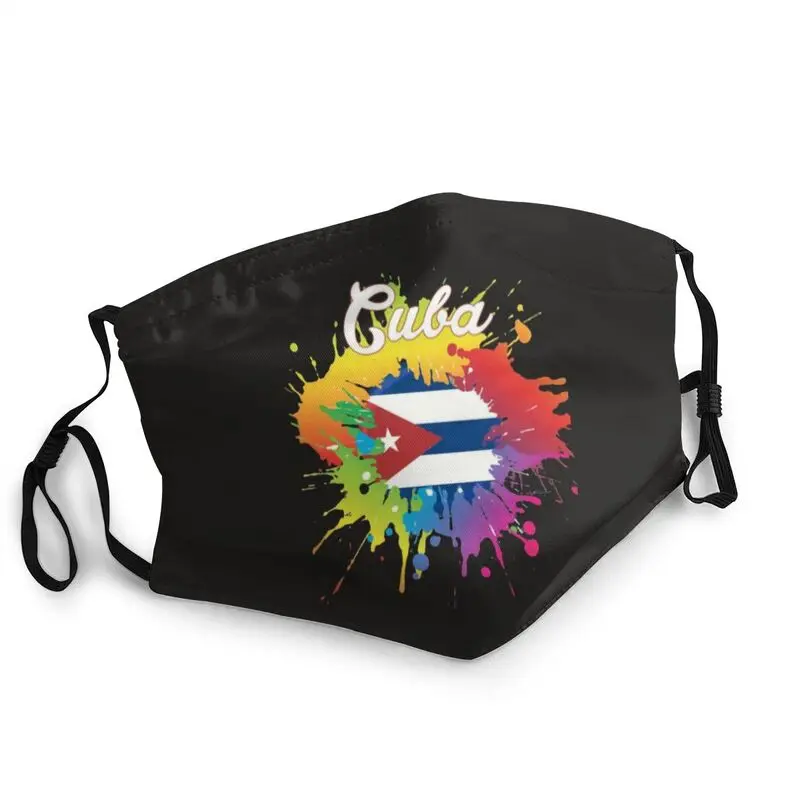 

Куба Флаг Гей красочные всплеск лицевая маска одноразовая в Кубинском стиле гордость маска Для мужчин против дымки защитный респиратор муф...