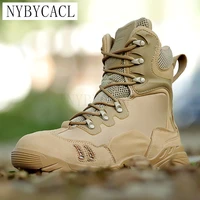 winter men military boots leather special force desert tactical combat army boots mens safty work shoes ankle boots
