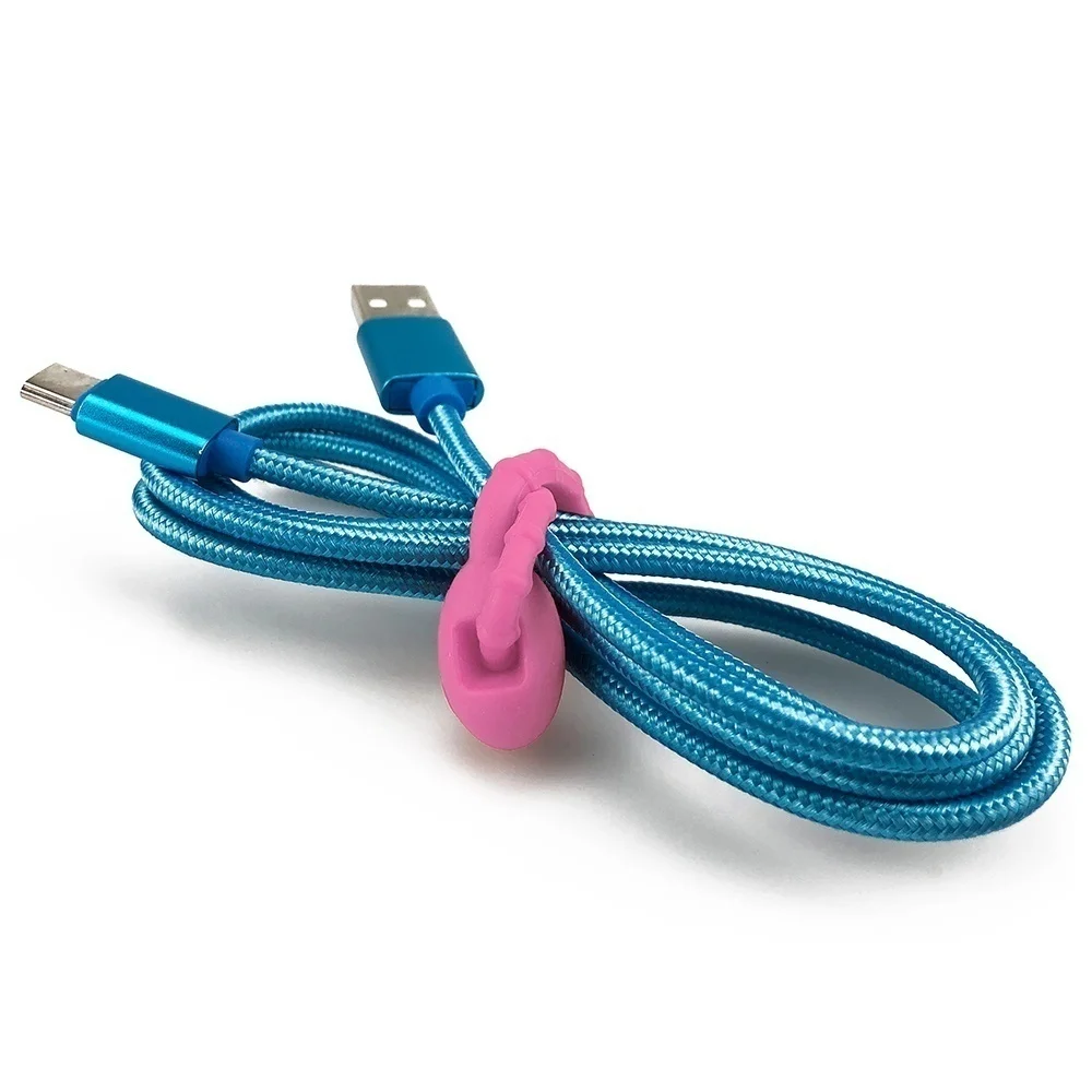 Многоразовые зажимы для пищевых пакетов силиконовые стяжки кабелей домашней