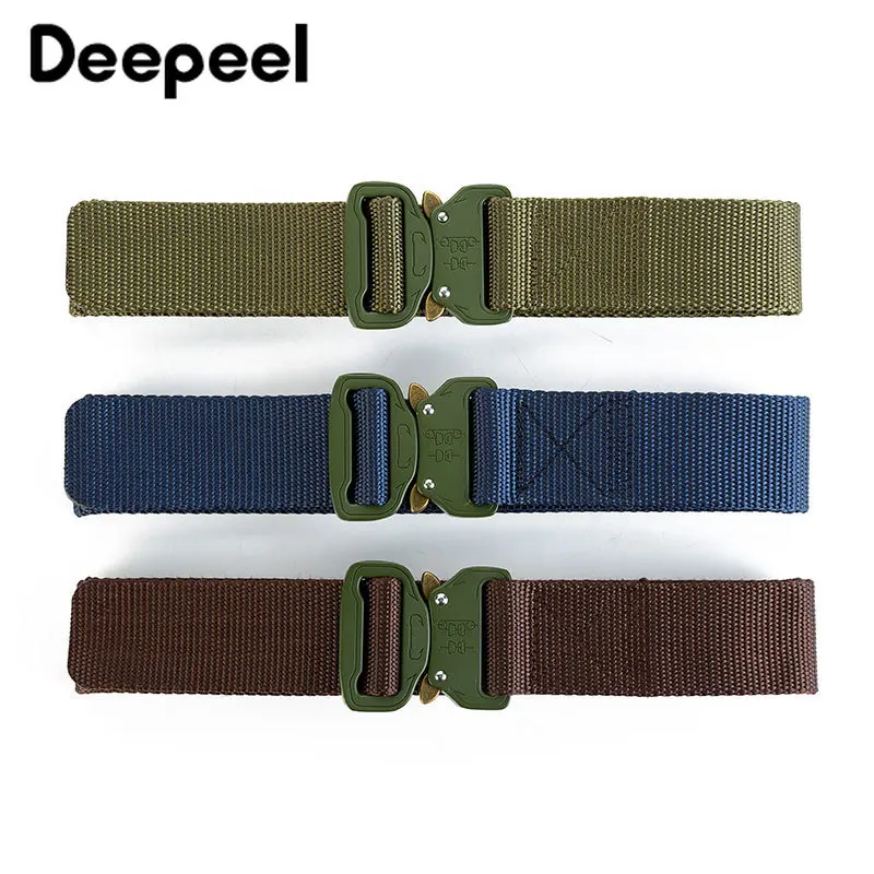 Deepeel 1 шт. 125x11 5/135/см армейский зеленый тактический Мужской ремень с