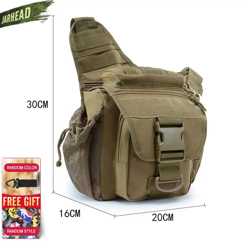 Military Tactical Shoulder Bag 900D Oxford Men Outdoor Camera Bag for Climbing Camping Fishing Trekking Molle Army Bag 9 Colors 3
