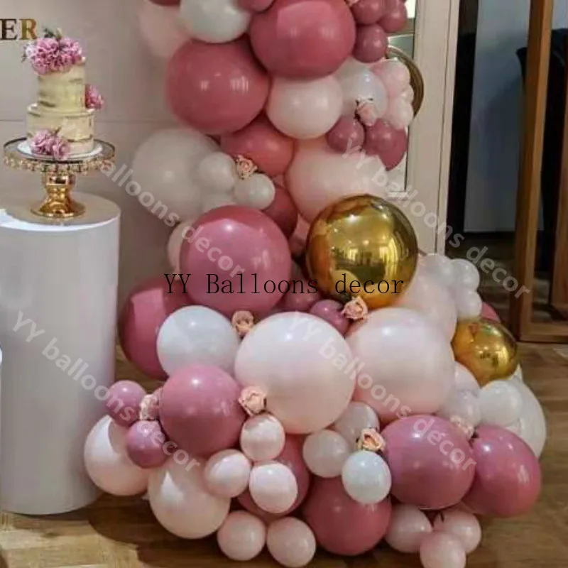 118 шт. персиковый пастельный детский розовый белый воздушный шар 1 Арка Свадьба Baby