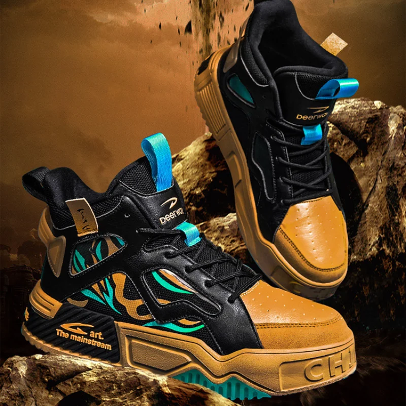 

Men's Basketball Shoes New Banda Alta leisure Sports Men's Breathable Comfortable Tennis Shock-absorbing Fitness Running Shoes