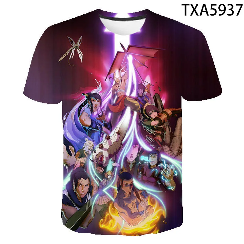 

2021Hot Sale AnimeAvatarThe Last Airbender T-shirt 3d Printed Summer Fashion Popular Short-sleeved Casual T-shirt Unisex Top