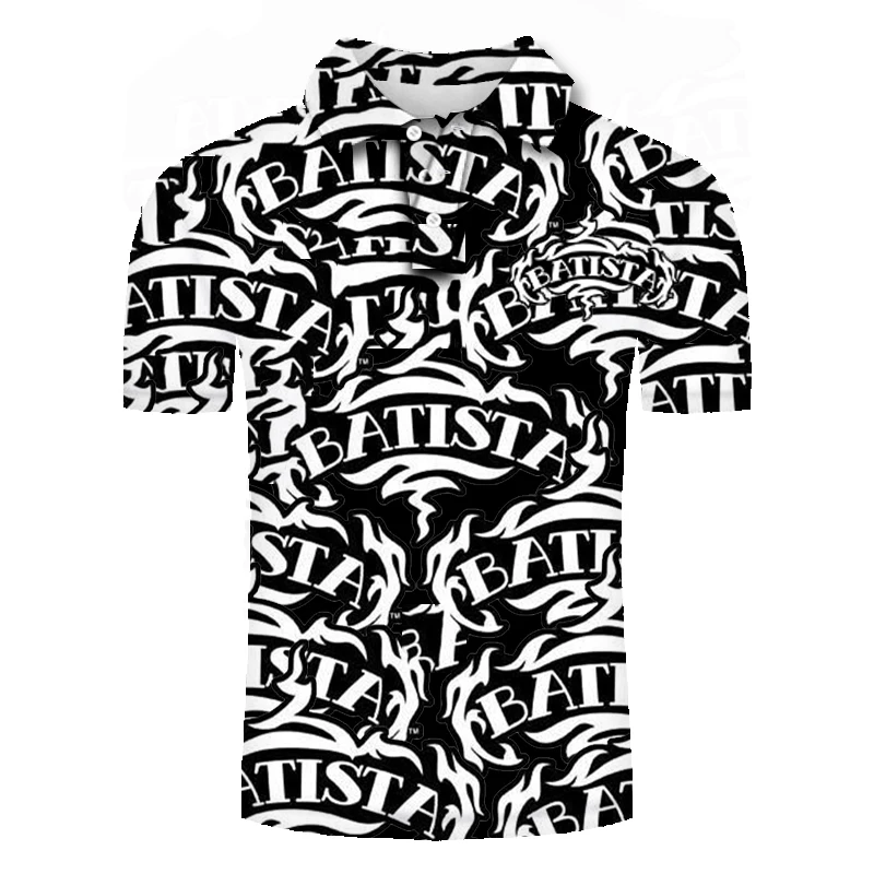 

World Wrestling Entertainment Men's 3D Printing T-shirt Street Trend Creative Men's Top Moisture Wicking Short Sleeve
