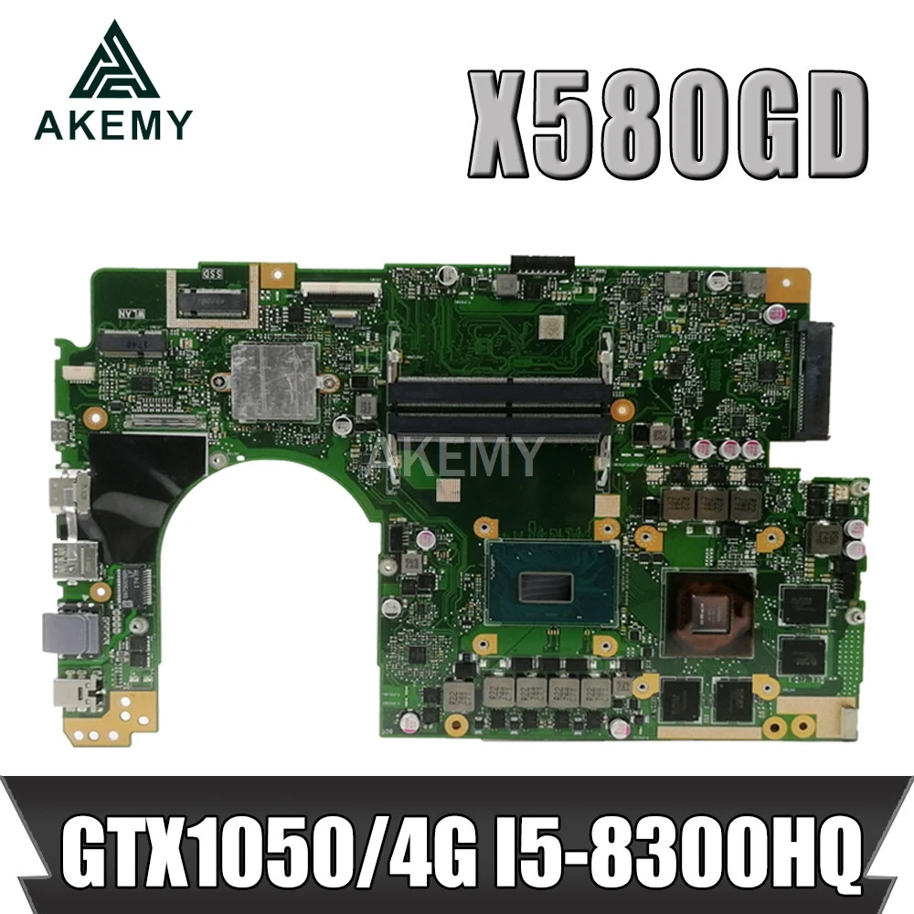 

X580GD материнская плата W/GTX1050/4G I5-8300HQ для For Asus X580 X580G X580GD материнская плата для ноутбука X580GD Mianboard