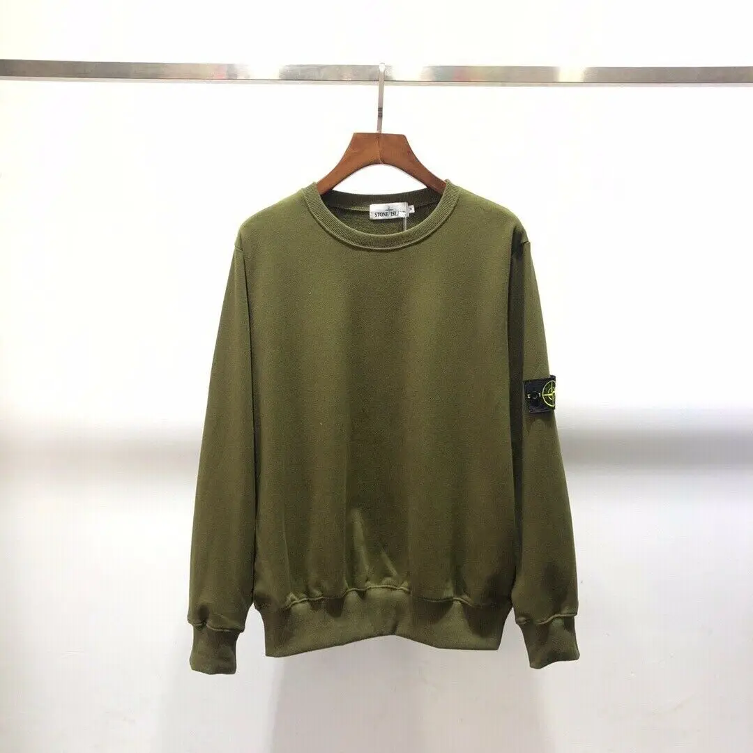 

Stone Island Compass Armbands Men's Casual Loose Long Sleeve Sweater