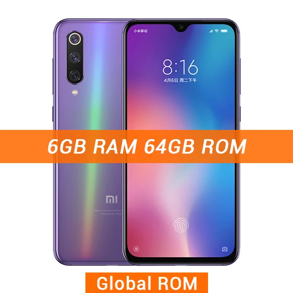 64GB CN Purple Мобильный телефон с глобальной ПЗУ Xiaomi mi 9 SE, 6 ГБ, 64 ГБ, mi 9 SE, Восьмиядерный процессор Snapdragon 712, полноэкранный экран 5,97 МП, тройная камера заднего вида - Цвет: 64GB CN Purple