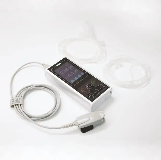 End-tidal CO2 CONTEC CA10S Capnograph ETCO2+PR+RESP rate+SPO2 respiration Chargeable adult child human use & Veterinary | Красота и