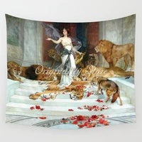 magic witch enchantress turn men into animals wall tapestry