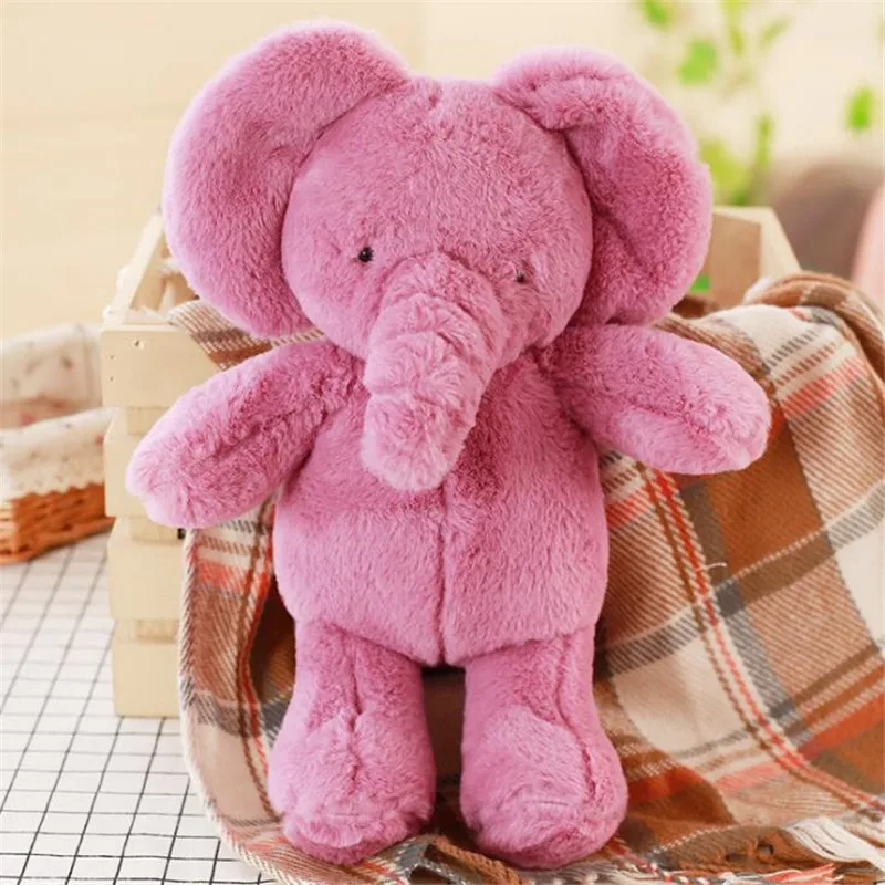 Мягкая подушка в виде слона плюшевая игрушка кукла Детская 40 см 60 детская