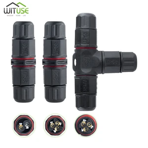 IP68 Waterproof 2 Pin/3 Pin Terminal Adapter Set electrical cable Connector Adapter Wire Connector Screw Pin LED Light connector
