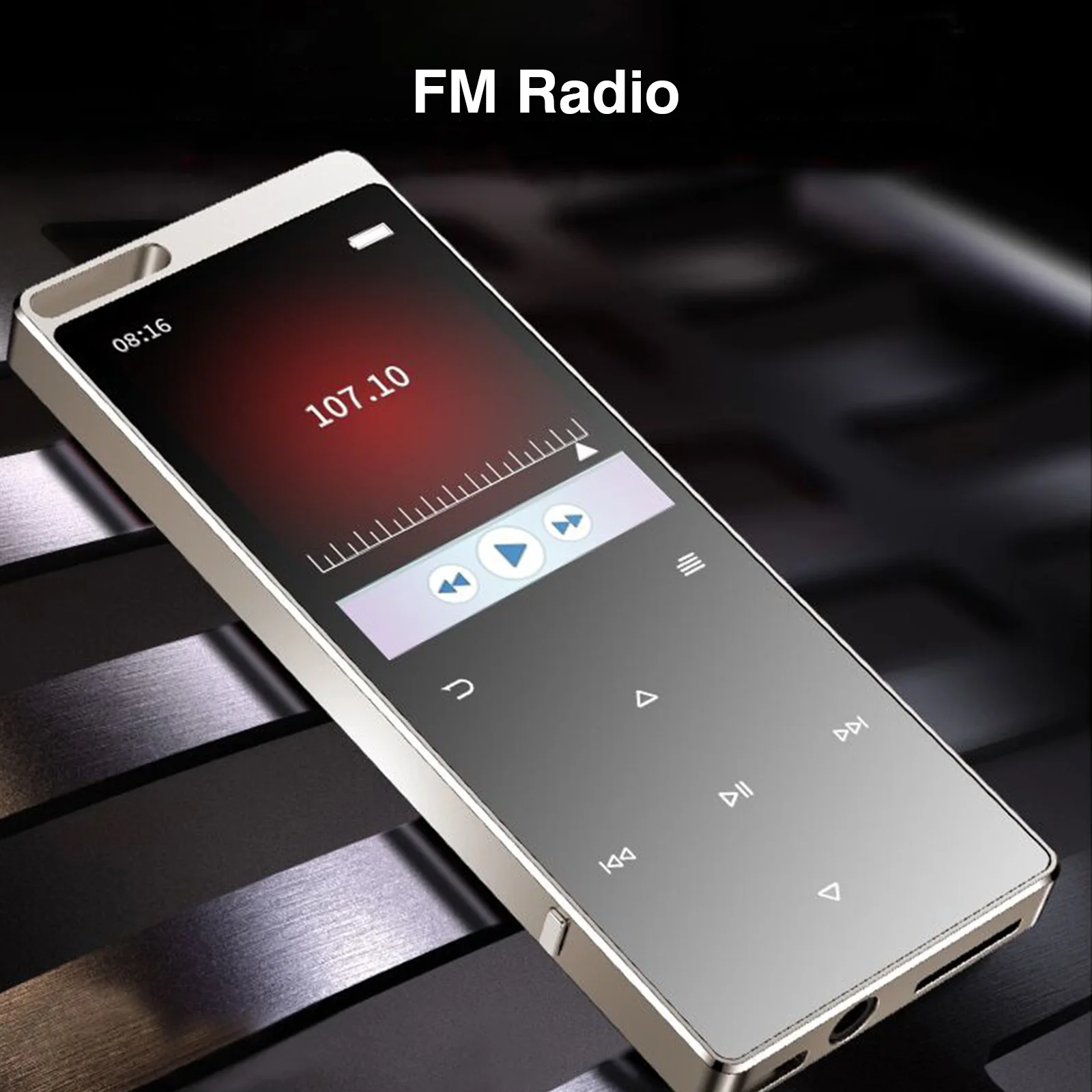 Портативный музыкальный MP3-плеер RUIZU D15 Bluetooth без потерь Hi-Fi плеер 1 8 дюйма TFT-экран