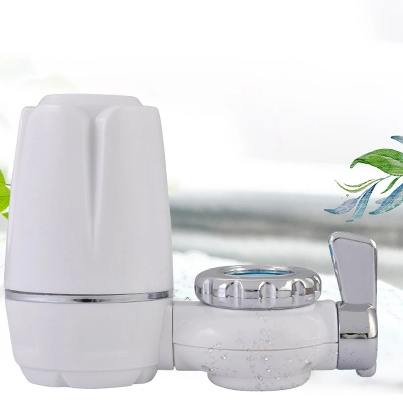 

Kitchen Faucet Tap Water Filter Household Water Purifier Washable Ceramic Filter Mini Water Purifier