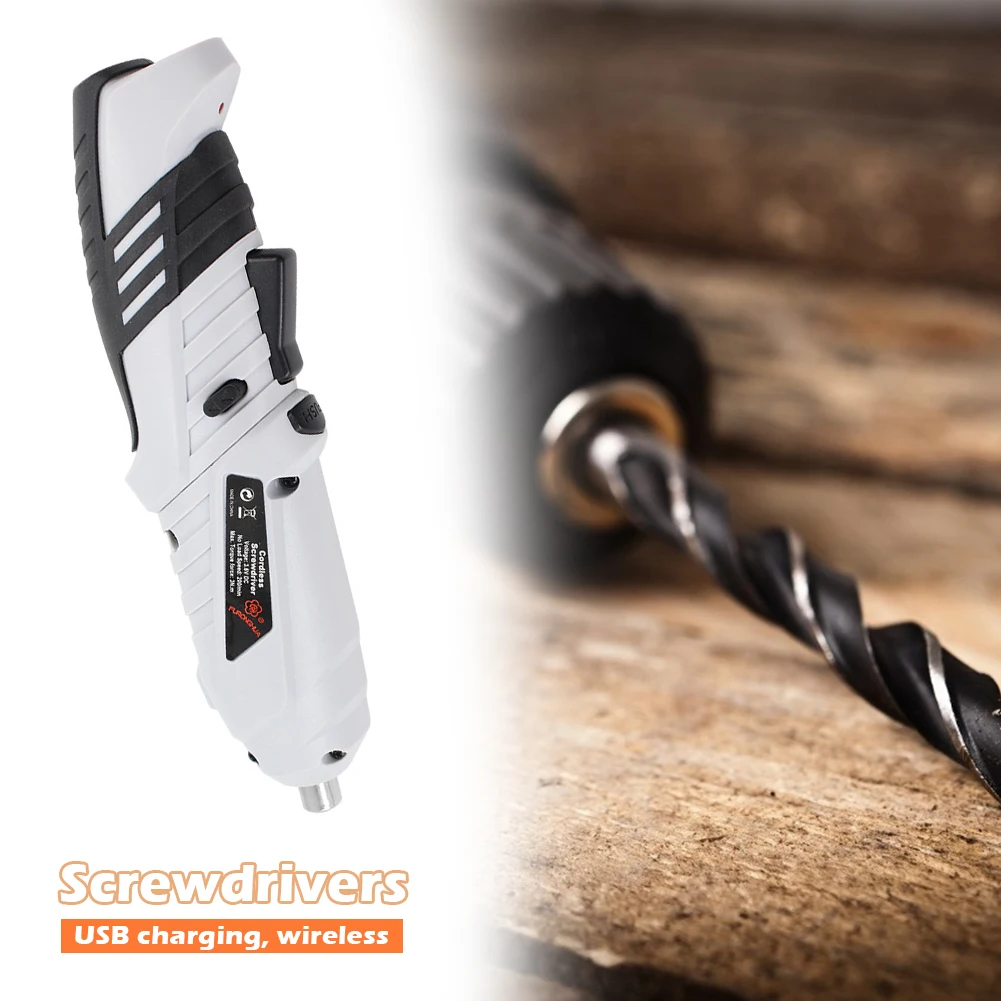 

Portable Mini Electric Screwdriver 3.6V Rechargeable Cordless Screwdriver Battery Precision Screwdriver USB