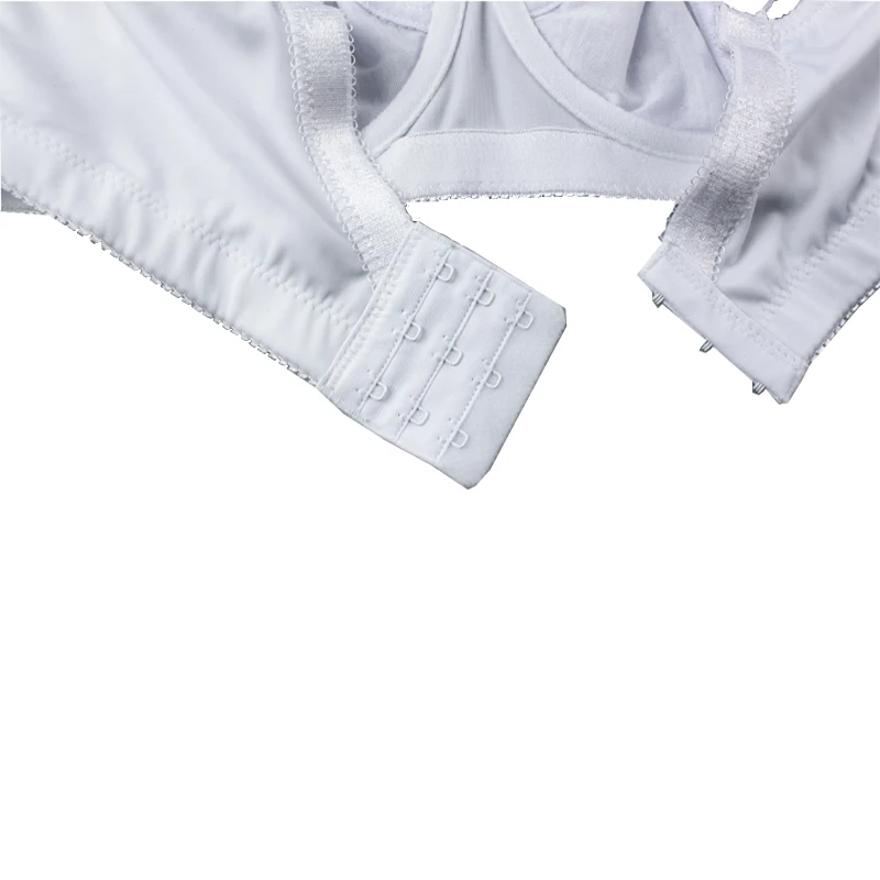 Solid Color No-padded Lingerie Comfortable With Steel Ring Bra Embroidery Woman Underwear 34-36-38-40-42-44-46 | Женская одежда